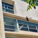 Limpieza en Altura con Dron